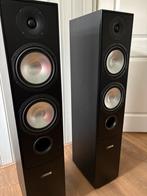 Canton vloer speaker zwart GLE 470.2 110-170W, Audio, Tv en Foto, Luidsprekers, Zo goed als nieuw, 120 watt of meer, Front, Rear of Stereo speakers