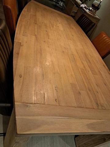 Deens ovale eettafel eikenhout mat. 220cm Direct ophalen beschikbaar voor biedingen