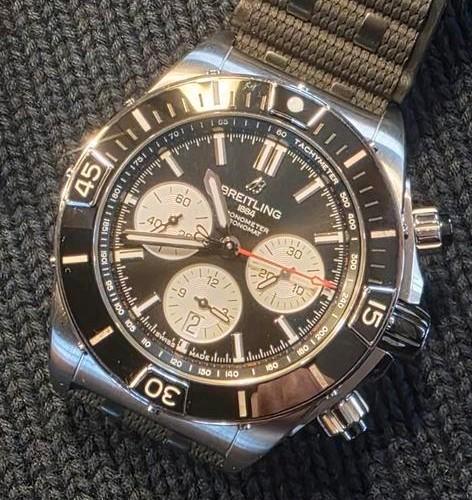 Breitling Super Chronomat 44mm, Sieraden, Tassen en Uiterlijk, Horloges | Heren, Zo goed als nieuw, Breitling, Ophalen of Verzenden
