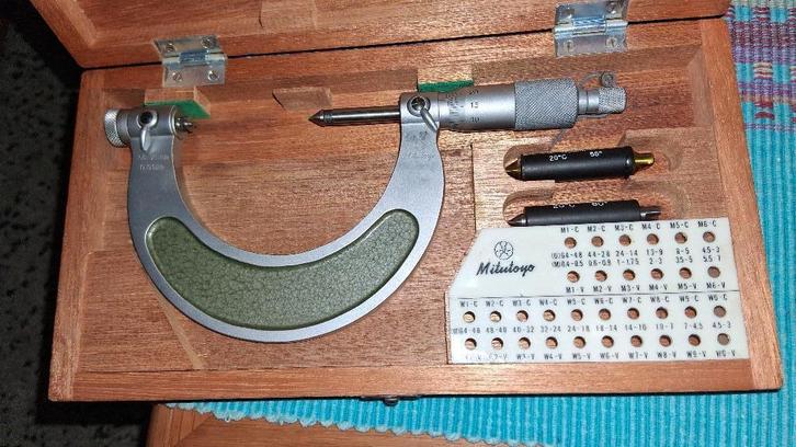 mitutoyo micrometer, Doe-het-zelf en Verbouw, Meetapparatuur, Nieuw, Afstand, Ophalen