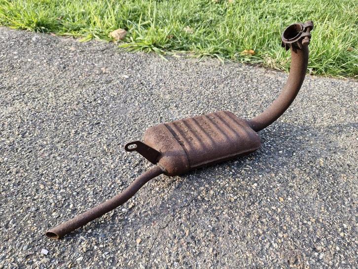 Uitlaat Oldtimer Puch jlo sachs union, hulpmotor bromfiets, Fietsen en Brommers, Brommeronderdelen | Oldtimers, Zo goed als nieuw