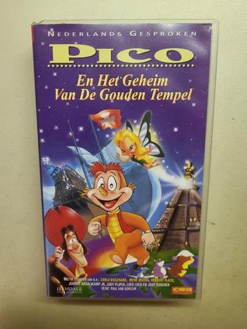 VHS tekenfilm: PICO – het geheim van de Gouden tempel. beschikbaar voor biedingen