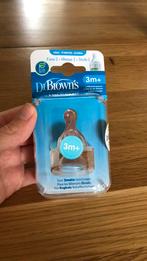 Dr Brown’s speen smalle fles 3m+, Kinderen en Baby's, Overige typen, Zo goed als nieuw, Ophalen