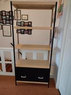 Kewlox houten kast met lade en planken, Met plank(en), Gebruikt, 50 tot 100 cm, Modern