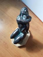 Bronshars beeld 35 cm hoog, Antiek en Kunst, Antiek | Koper en Brons, Ophalen of Verzenden