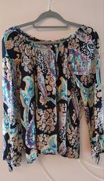 Made in Italy blouse maat L / XL, Made in Italy, Verzenden, Zwart, Maat 42/44 (L)