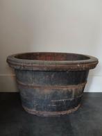 Oude houten trog van Aura Peeperkorn, Gebruikt, Schaal, Ophalen of Verzenden, Ovaal