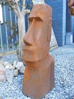 MOAI XXL, groot stenen beeld, van de paaseilanden, oxide., Ophalen of Verzenden, Steen, Overige typen