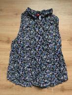 H&M gebloemde mouwloze blouse, Maat 38/40 (M), H&M, Verzenden, Zwart
