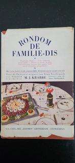 Rondom de Familie-dis - M.J. Krabbe (1949), Boeken, Kookboeken, Gelezen, Europa, M.j. krabbe, Tapas, Hapjes en Dim Sum