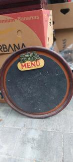 Vintage Menu Bord, Ophalen of Verzenden, Gebruikt
