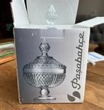 NIEUW Pasabahce Diamond – Suikerpot Op Voet – 24.5 mm, Overige typen, Nieuw, Ophalen of Verzenden, Glas