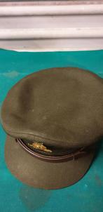 millitaire uni- khaki platte pet mrt officiers embleem, Ophalen of Verzenden, 'T Olde Gre-j, Info@toldegrej.nl, Endepoelstraat 20f Didam