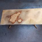 Onyx salontafel 120x50x46, 50 tot 100 cm, Minder dan 50 cm, Rechthoekig, Zo goed als nieuw