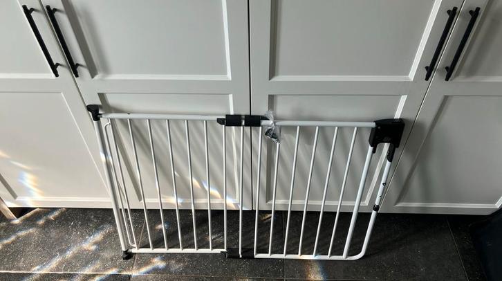 fenns SafetyDoor traphekje, Kinderen en Baby's, Traphekjes, Zo goed als nieuw, Metaal of IJzer, 115 cm of meer, Ophalen