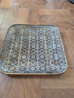 Vintage metalen dienblad, Huis en Inrichting, Woonaccessoires | Onderzetters, Ophalen of Verzenden, Gebruikt, Glas of Kopje