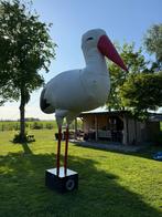 Te huur ooievaar elektrisch groot 4,25m | baby | opblaaspop, Ophalen, Zo goed als nieuw