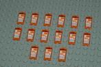 L879 Tegels 1x2 met opdruk telefoon oranje 20 st., Ophalen of Verzenden, Nieuw, Losse stenen, Lego