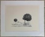 Litho van Metten Koornstra, meisje in verstild landschap, Antiek en Kunst, Kunst | Litho's en Zeefdrukken, Ophalen of Verzenden