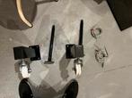 Cross cable dubbel kabel muur beugels, Ophalen, Zo goed als nieuw, Metaal, Krachtstation