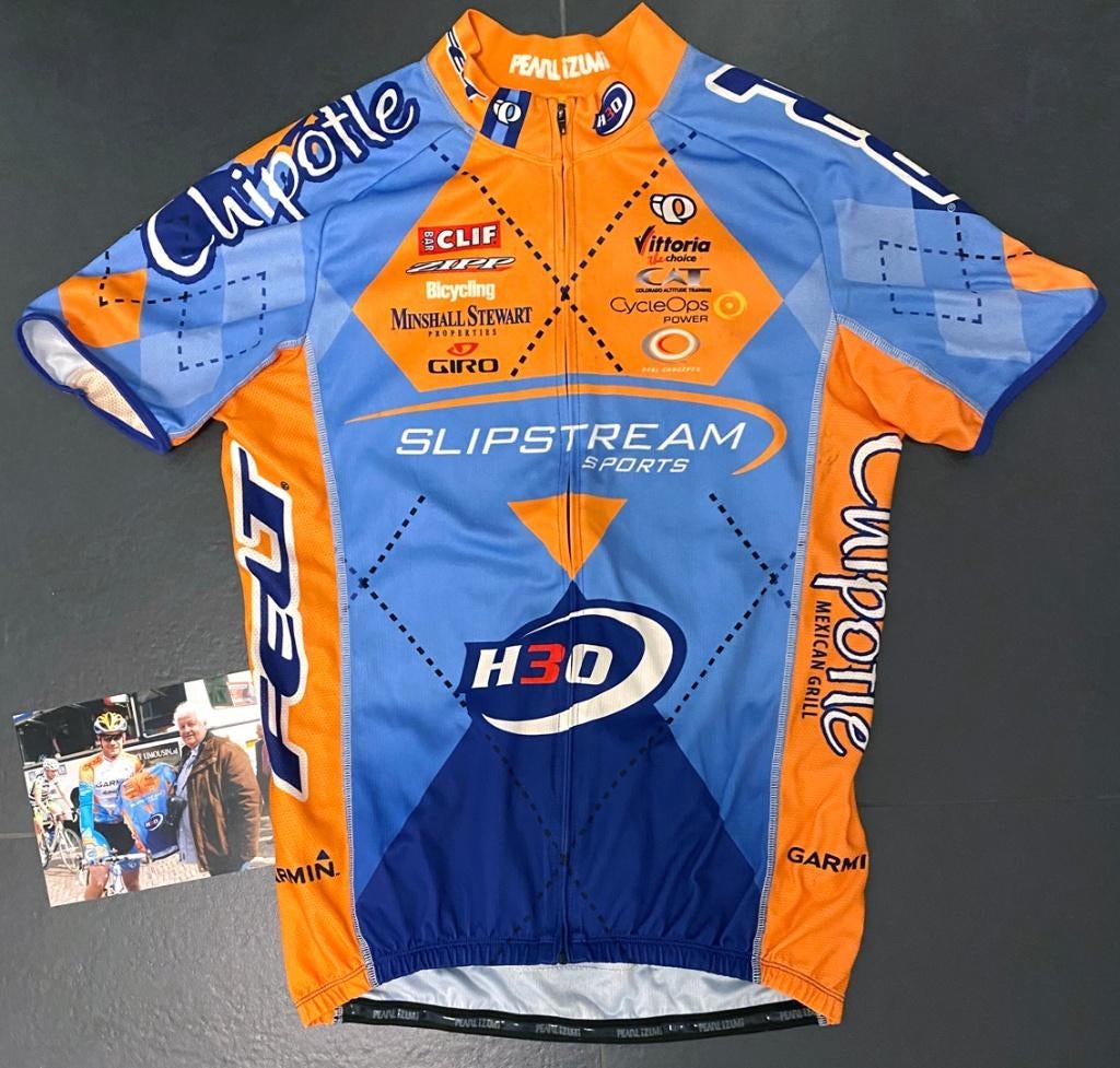 Wielershirt GARMIN-SLIPSTREAM–MARTIJN MAASKANT–2009 +foto, Ophalen of Verzenden, Overige typen