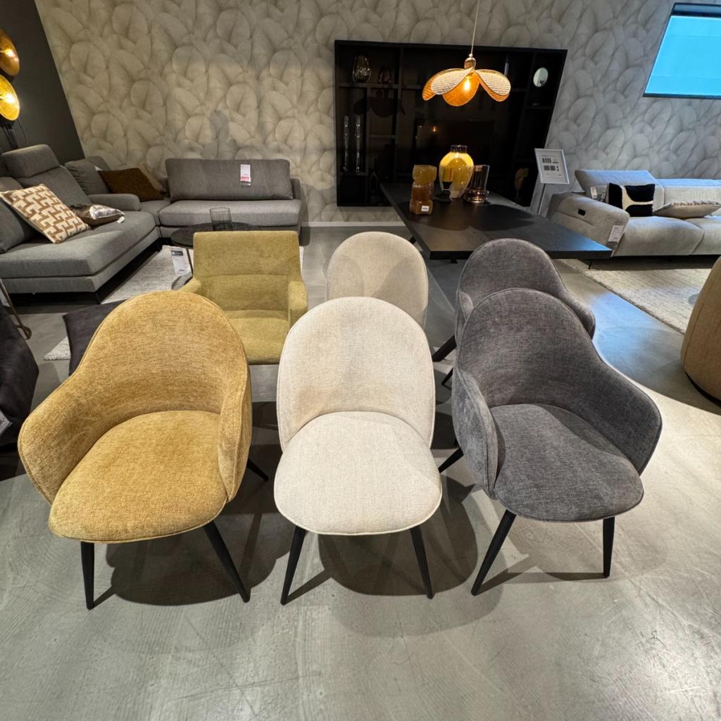 Aquino Eetkamerstoelen Set Van 6 - IN.HOUSE, Niet ingevuld, Niet ingevuld, Niet ingevuld