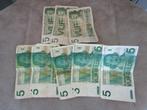 5 gulden biljetten 8 stuks 1966-1973, Ophalen of Verzenden, 5 gulden, Setje