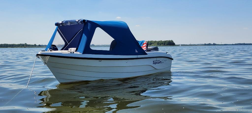 Topcraft 420 comfort 15PK Ligplaats Veluwemeer Hoophuizen, 10 tot 30 pk, Gebruikt, Ophalen of Verzenden, 3 tot 6 meter