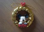 Mickey Mouse in krans AH kaarthouder decoratie nieuw, Ophalen of Verzenden, Mickey Mouse, Nieuw, Beeldje of Figuurtje