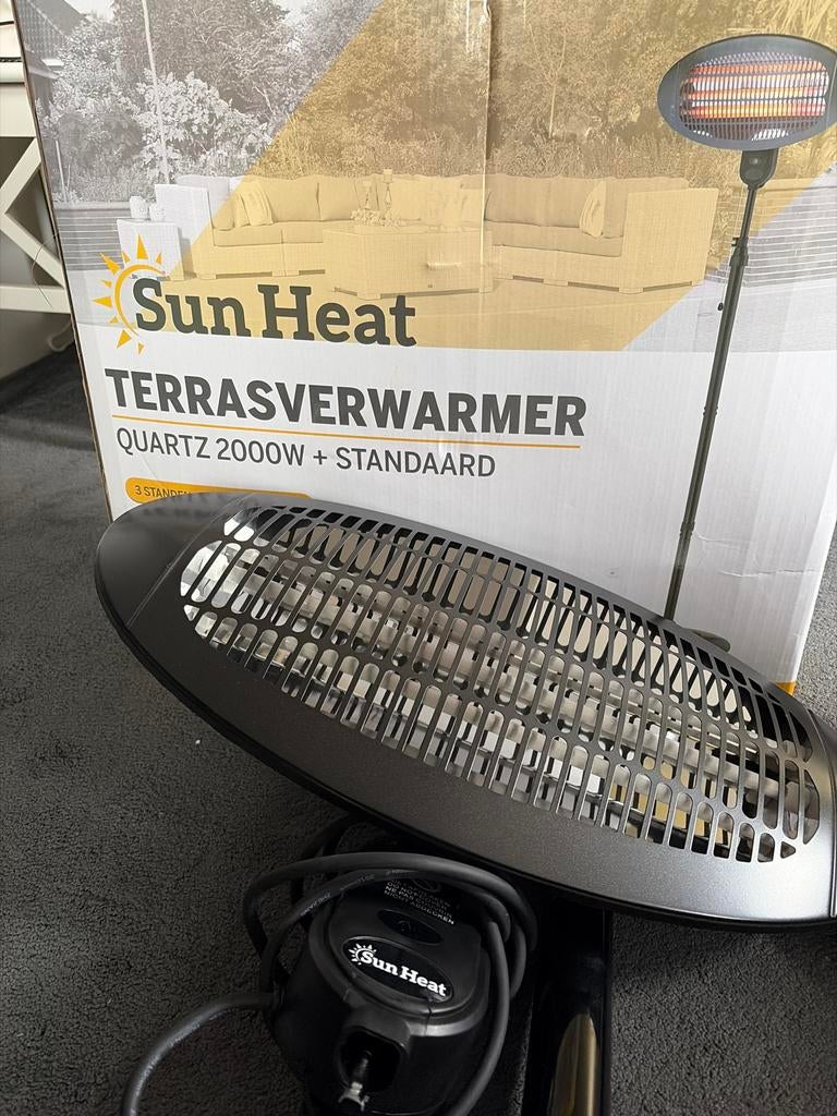 Sunheat Terrasverwarmer - 3 standen, Ophalen of Verzenden, Nieuw, Elektrisch, Vloer