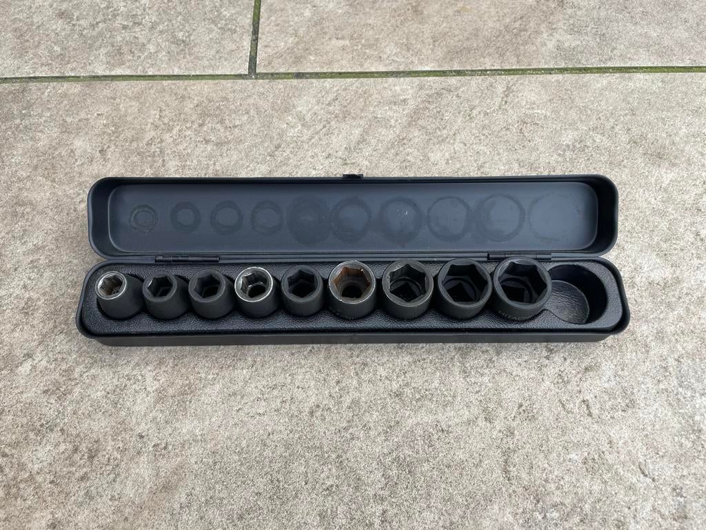 Hitachi kracht doppenset - 9-delig, Ophalen, Gebruikt