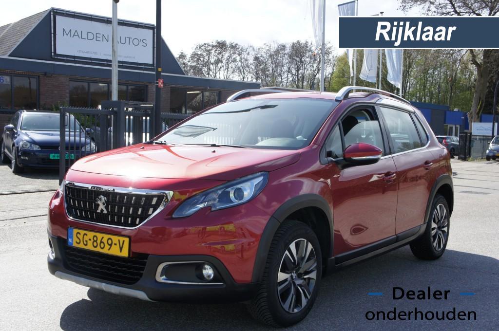 Peugeot 2008 1.2 PURETECH ALLURE NW DISTRIBUTIE H.LEDER/NAVI, 1199 cc, Met garantie (alle), Bedrijf, 3 cilinders