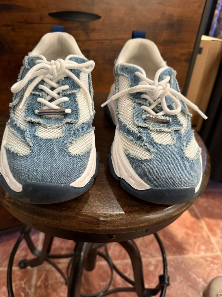 Snakers 38 steve madden, Ophalen, Zo goed als nieuw, Wit, Sneakers of Gympen