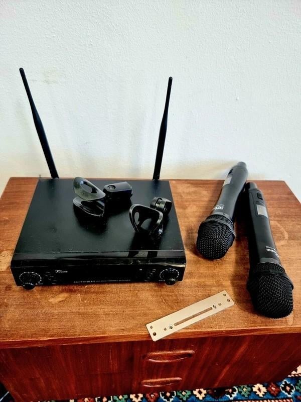 T.Bone FreeU Twin HT – Dual UHF Wireless Microphone System, Ophalen of Verzenden, Gebruikt, Studiomicrofoon