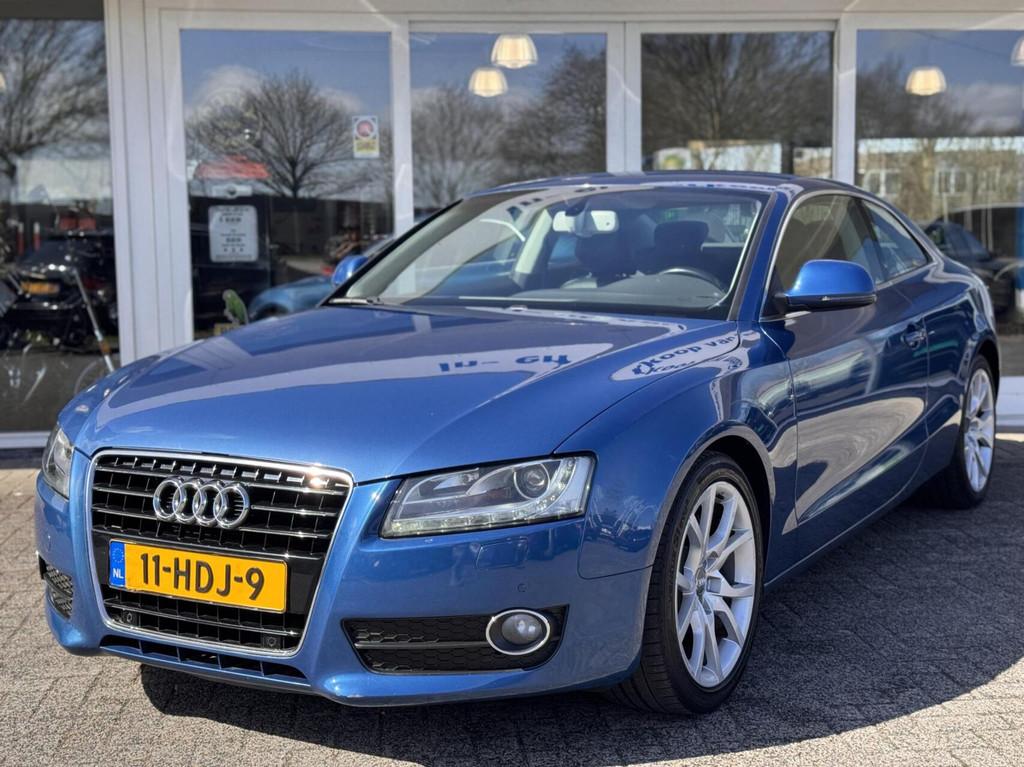 Audi A5 Coupé 3.2 FSI V6 265pk,Leder,Pro Line,Xenon,Navi,Lm, Auto's, Cruise Control, Gebruikt, Zwart, Bedrijf