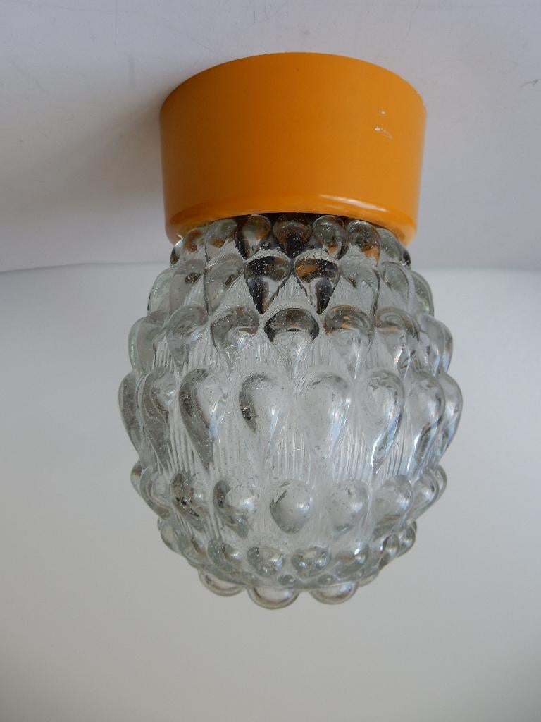 Helena Tynell Bubbel plafondlamp jaren 60 / 70, Ophalen of Verzenden, Zo goed als nieuw, Glas, Vintage Retro Jaren 60 - 70