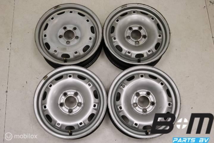 Org 14 inch stalen velgen Polo 9N / Fox 6Q0601027H, Auto-onderdelen, Banden en Velgen, Gebruikt, Velg(en)