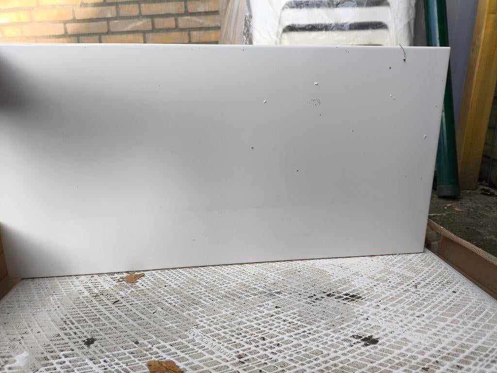 10 tegels wit glans (30x60), 60 cm of meer, Keramiek, Nieuw, Ophalen of Verzenden