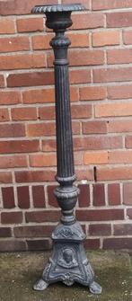 Antieke gietijzeren kandelaar, decoratief, Verzenden