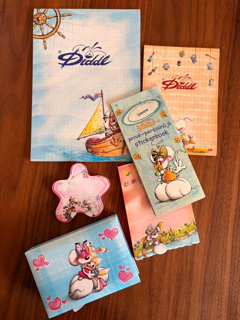 Diddl blokken, Ophalen of Verzenden, Zo goed als nieuw, Papier, Kaart of Schrift