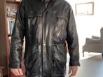 Lederen heren jas maat 56/58   XL, Kleding | Heren, Ophalen, Gedragen, Maat 56/58 (XL), Zwart