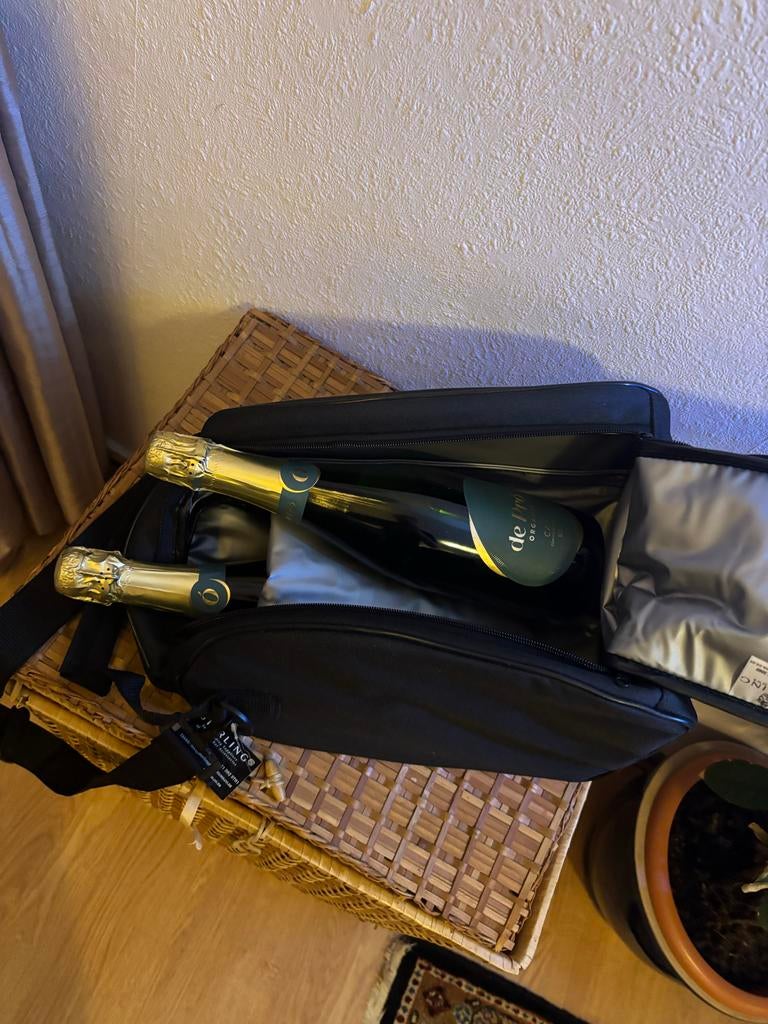 Zwarte wijn koeltas, Ophalen of Verzenden, Nieuw, Koeltas, Koelelement