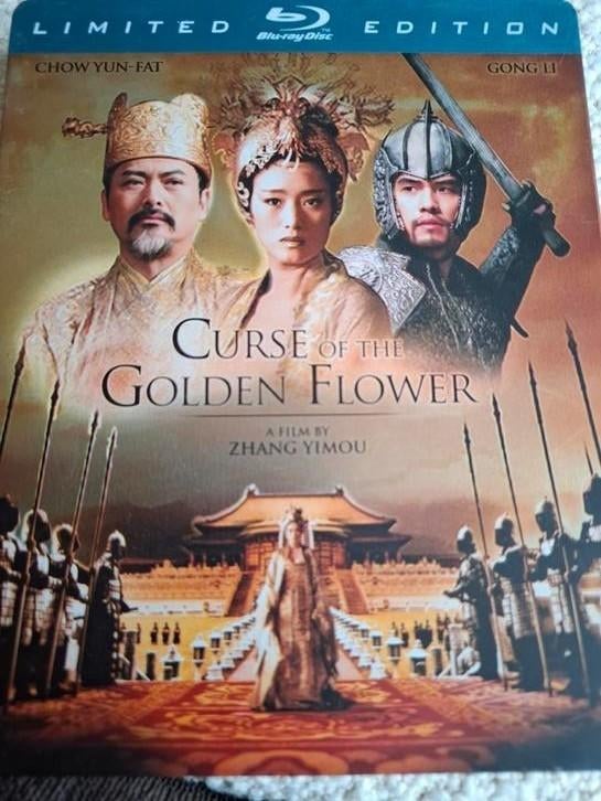 Curse of the golden flower bluray steel box, Cd's en Dvd's, Blu-ray, Ophalen of Verzenden, Zo goed als nieuw, Actie