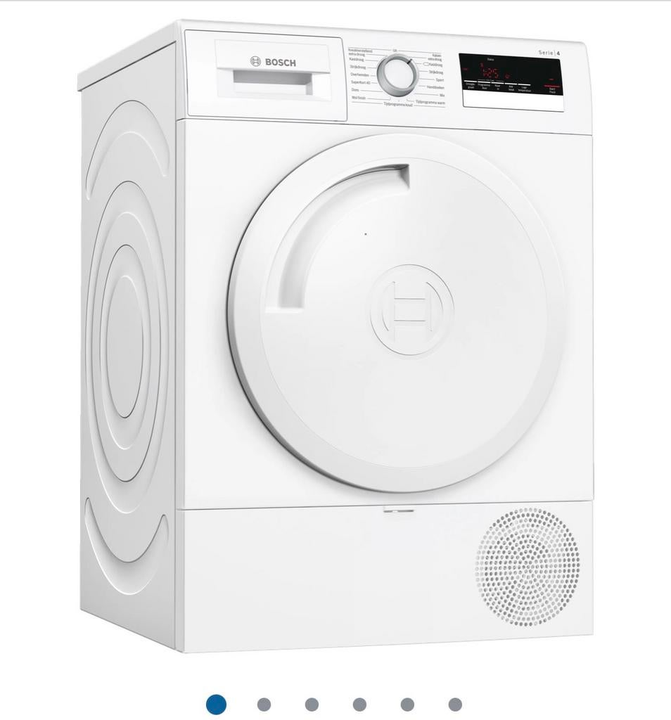 Als nieuw Bosch warmtepompdroger (2020) en wasmachine (2023), Witgoed en Apparatuur, Wasdrogers, Ophalen, 6 tot 8 kg, Minder dan 85 cm