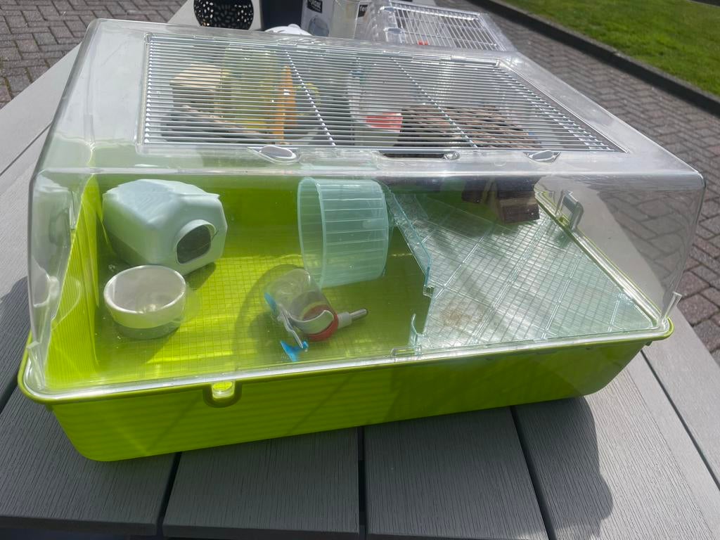 Te koop nog erg mooie hamster kooien met extra’s, Ophalen, Kooi, 60 tot 90 cm, Minder dan 75 cm