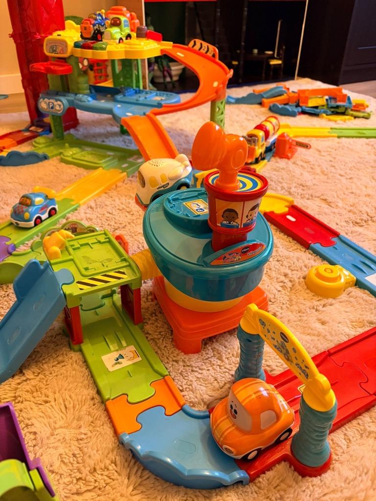 Vtech toettoet auto’s partij | doe een leuk bod, Ophalen of Verzenden, Gebruikt