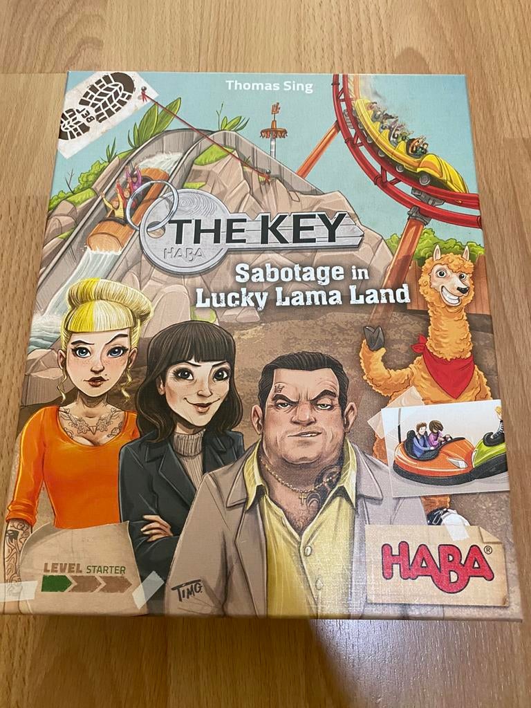 The Key - Sabotage in Lucky Lama Land (NL/FR) - zgan, Een of twee spelers, Ophalen of Verzenden, Zo goed als nieuw