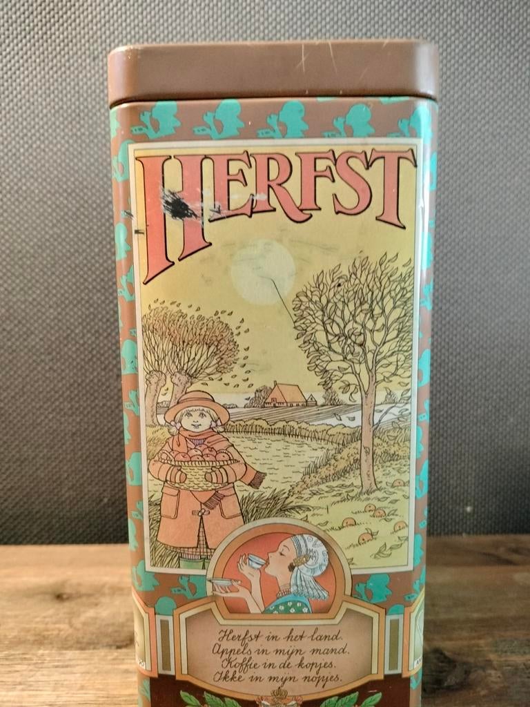 Kanis en GUNNINK koffie voorraadbus, Ophalen of Verzenden, Gebruikt, Koffie, Overige merken