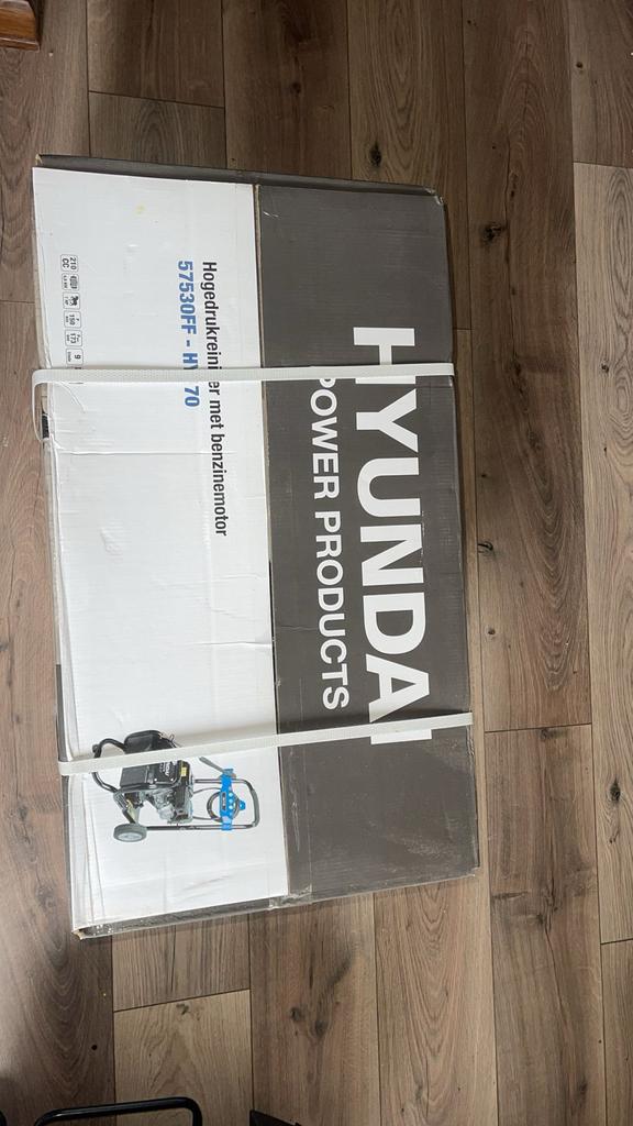 Nieuwe Hyundai hogedrukreiniger met benzinemotor, Tuin en Terras, Hogedrukreinigers, Ophalen of Verzenden, Nieuw, Benzine