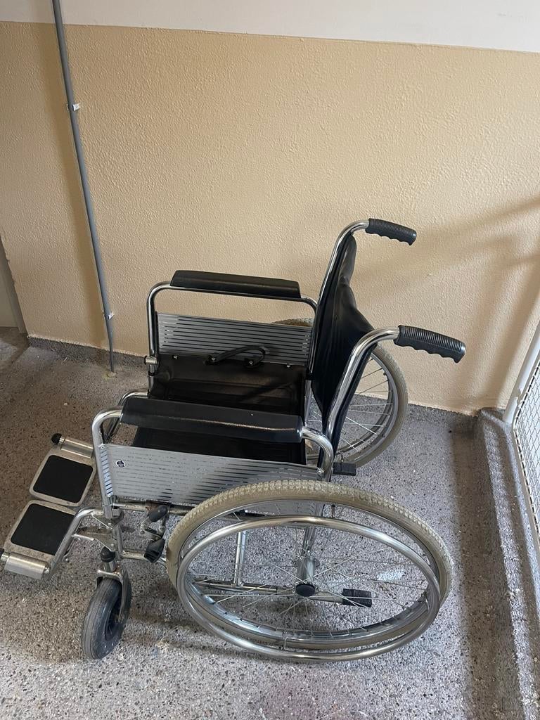 Rolstoel, Ophalen of Verzenden, Inklapbaar, Zo goed als nieuw, Duwrolstoel